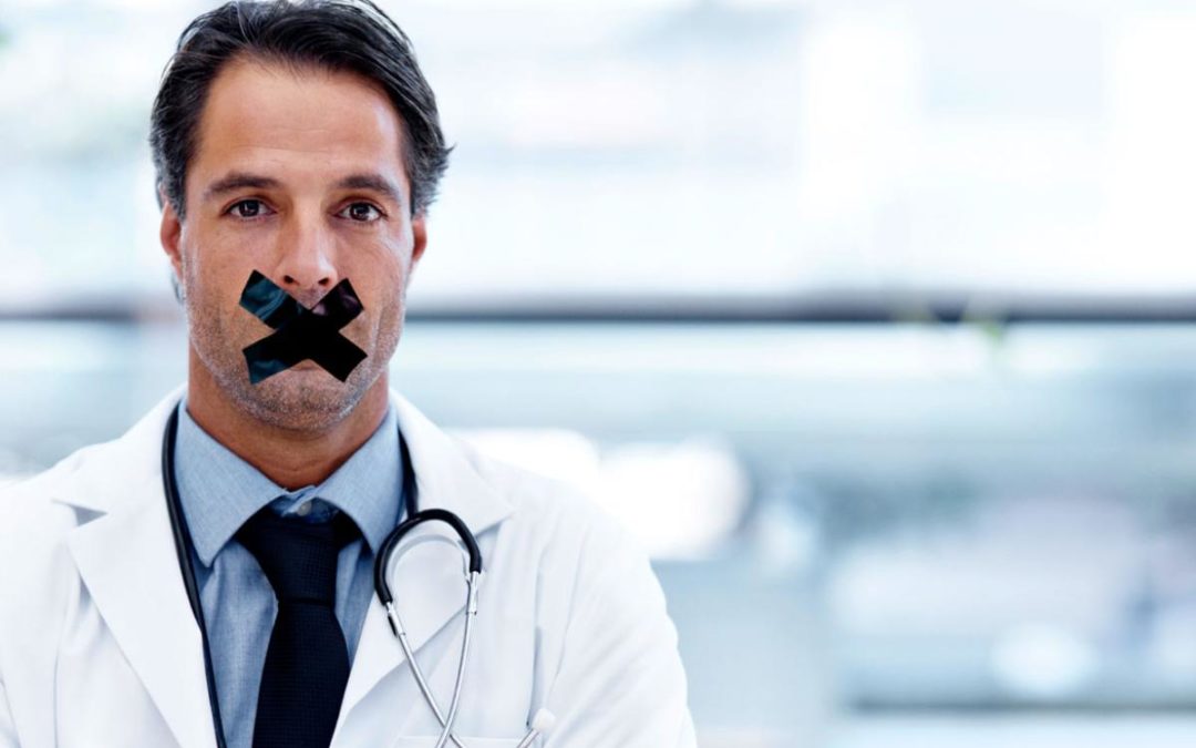 AUSTRALIA: DOCTORS DISAGREEING WITH GOVT ARE BARRED FROM THEIR PROFESSION.