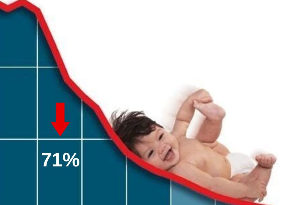 AUSTRALIA: BIRTHS DOWN 71%. WHY, DO YOU THINK?