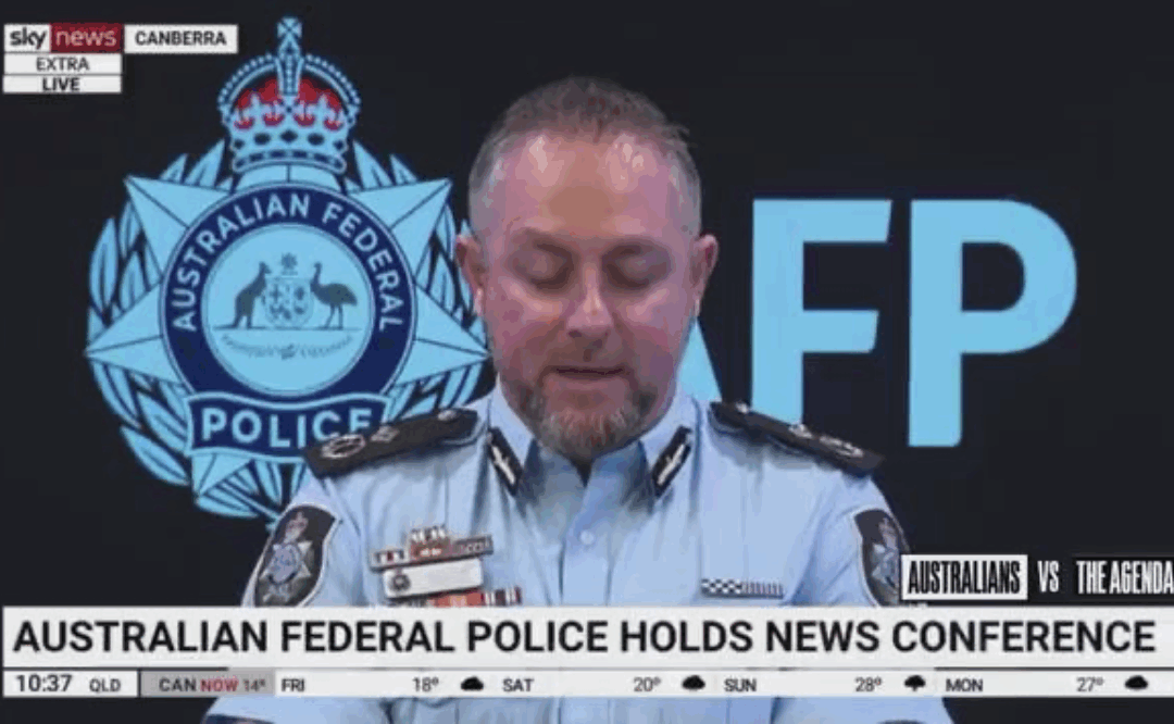 The Australian Federal Police Announce that Freedom is Dead in Australia